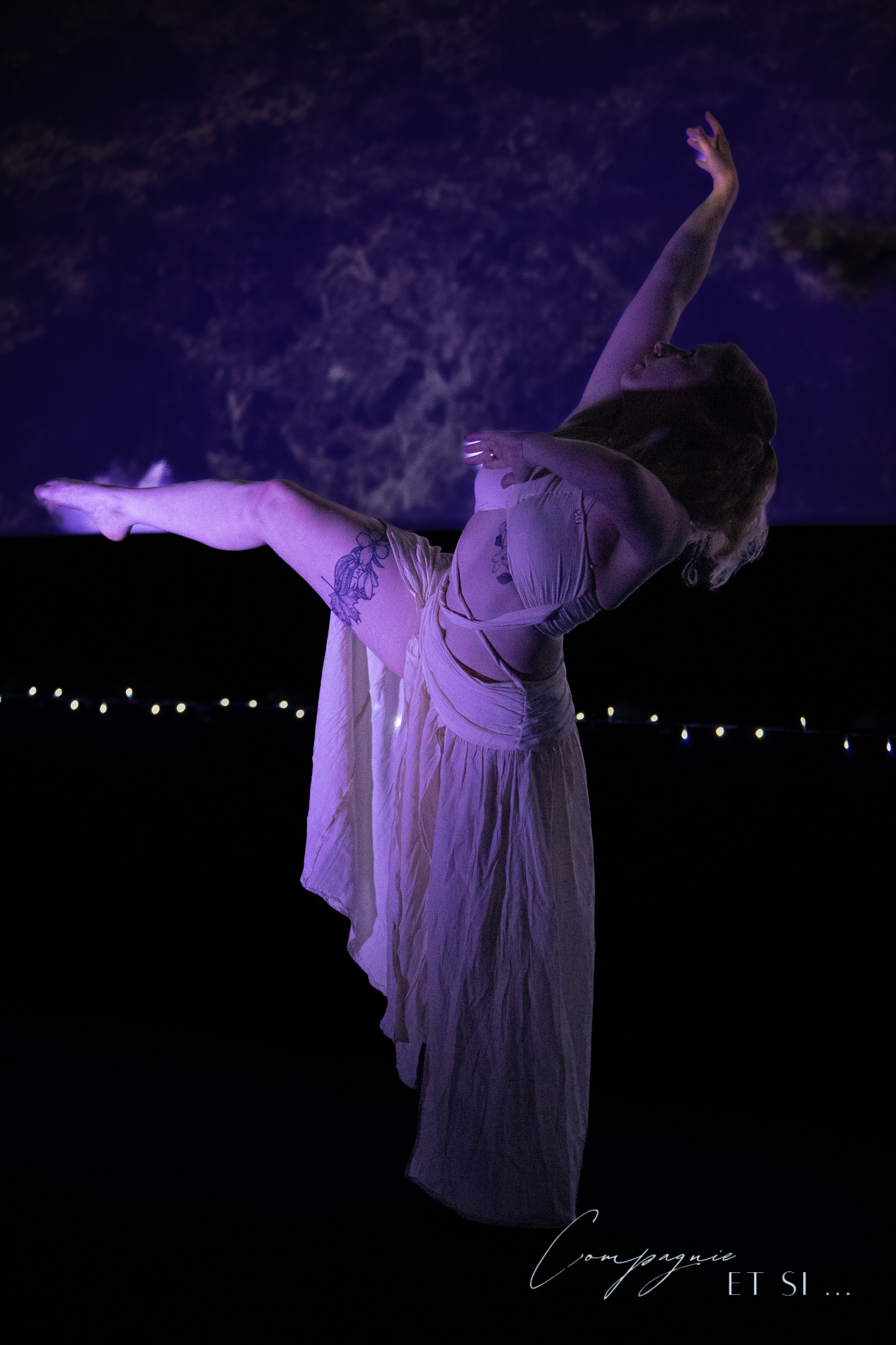 Danseuse de la pièce L'Echo du Souffle